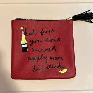 Faux Leather Makeup Bag